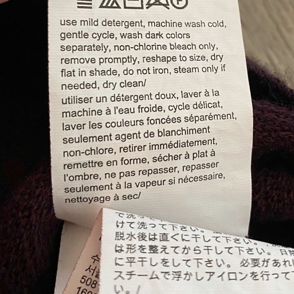 Calvin Klein Merino Wool Blend V-Neck Sweater, Large - Picture 4 of 6